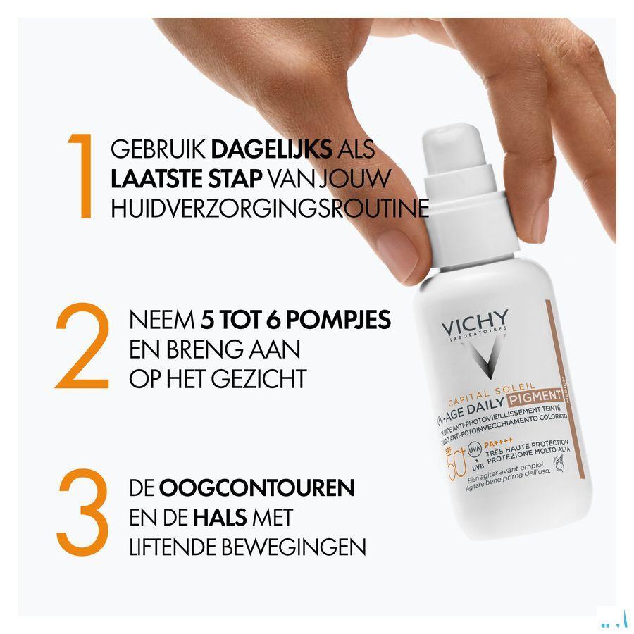 Vichy Cap Sol Uv-Age Medium Getint Ip50 + 40 ml  -  Vichy