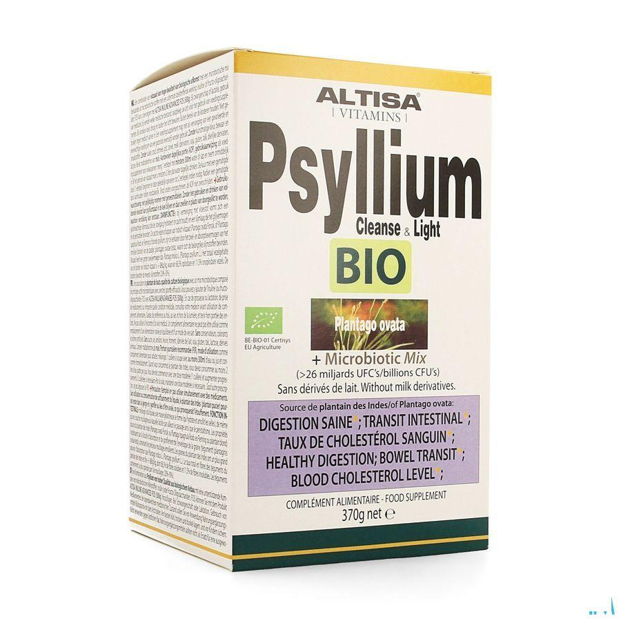 Altisa Cleanse & light Psyllium Probiotica Bio 370 gr  -  Dieximport