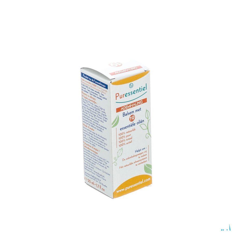 Puressentiel Ademhaling Balsem 19 Essentiele Olie 50 ml  -  Puressentiel