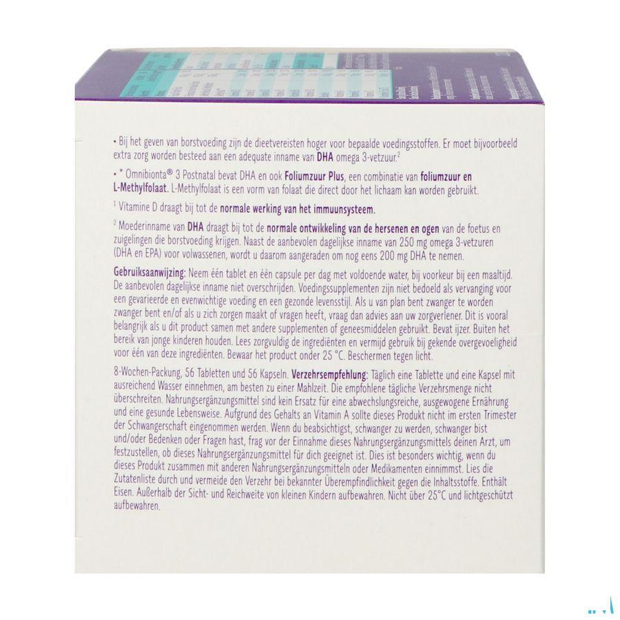 Omnibionta Postnatal 3 Borstv.8Wek Tabl 56+Caps 56