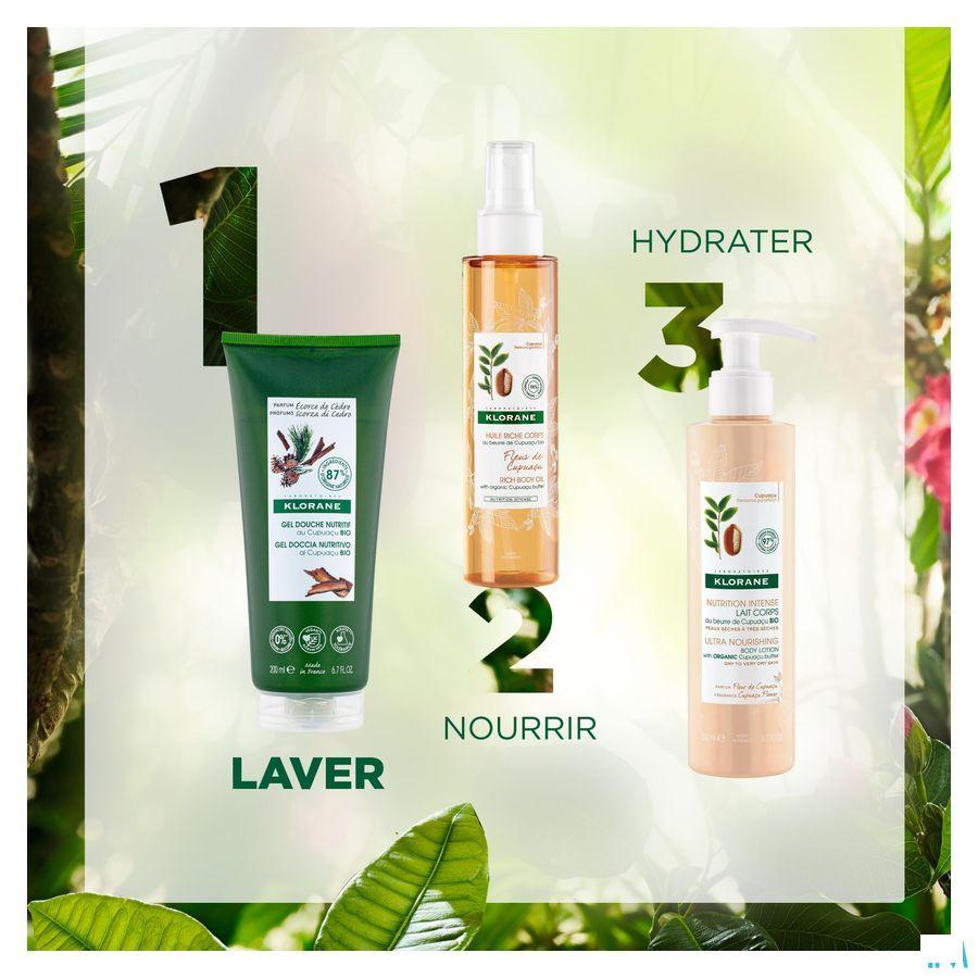 Klorane Lichaam Douchegel Cederhout 200 ml