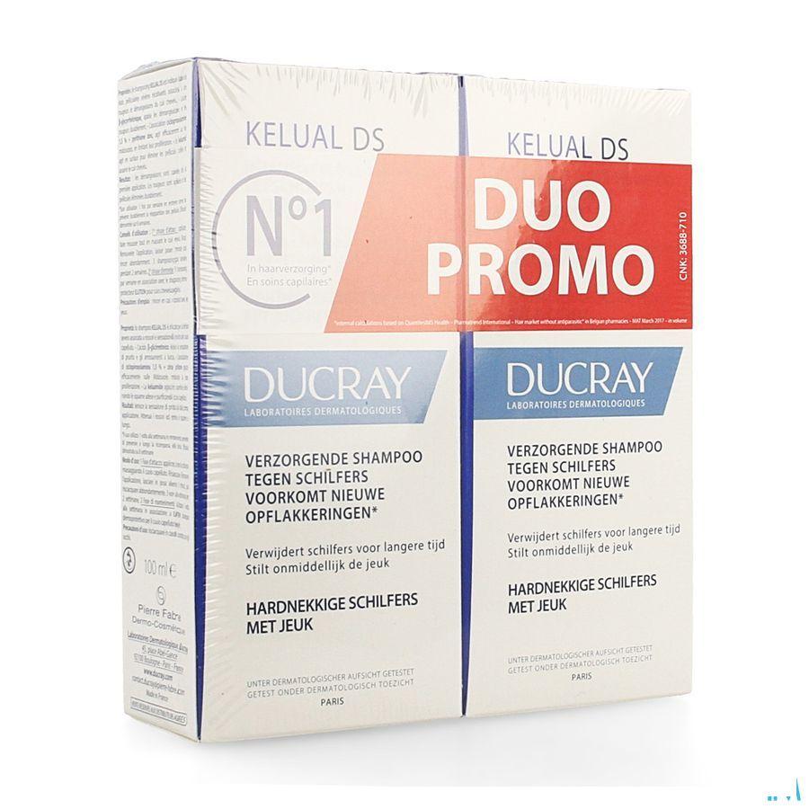 Ducray Kelual Ds Shampoo Anti roos Duo 2x100 ml