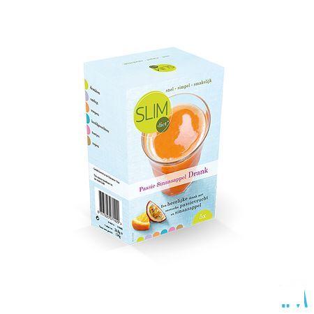 Slimdiet Drank Passievrucht-sinaas Zakje 5x25 gr  -  Slimdiet Bv