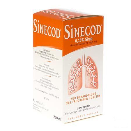 Sinecod 0,15% Sirop 200 ml