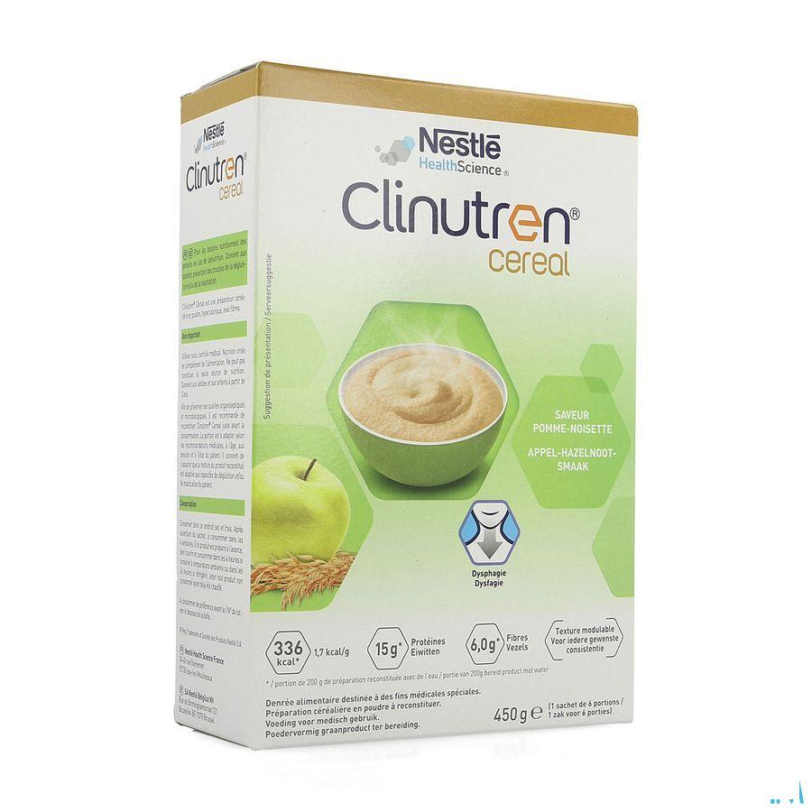 Clinutren Cereal Pomme Noisette Poudre 450 gr  -  Nestle