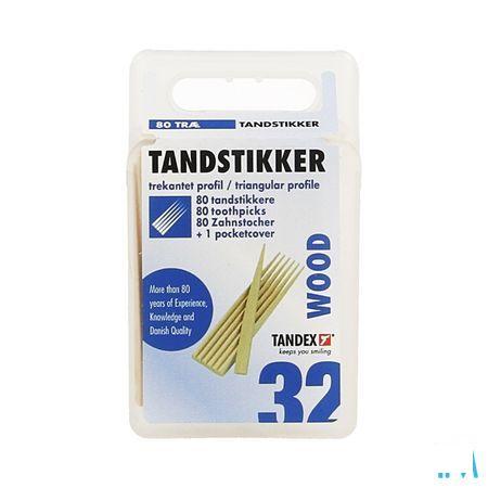 Tandex Toothpicks Wood 80  -  Deprophar