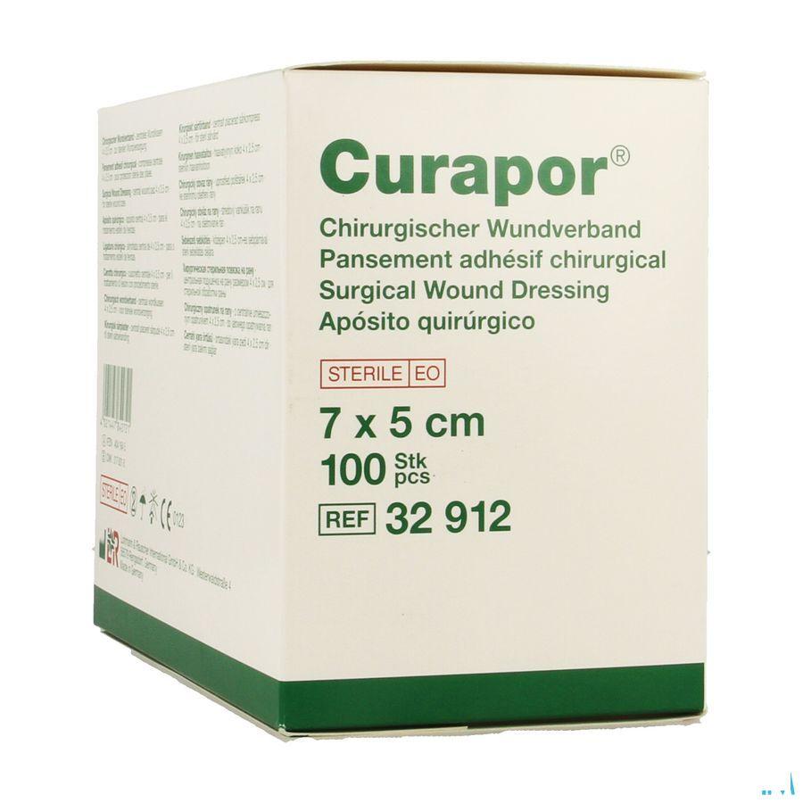 Curapor Pansement Chirurg. Steril 7Cmx 5Cm 100 32912  -  Lohmann & Rauscher