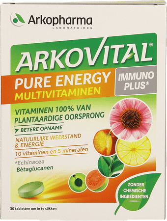 Arkovital Pure Energy Immunoplus Comprimes 30  -  Arkopharma