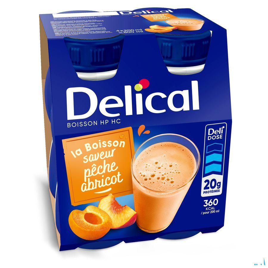 Delical Hphc 360 Perzik-Abrikoos 4X200 ml  -  Bs Nutrition