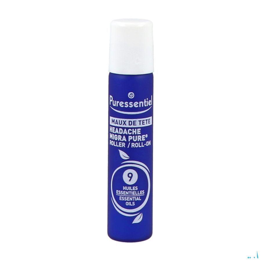 Puressentiel Roller Hoofdpijn 9 Essentiele Olie 5 ml  -  Puressentiel