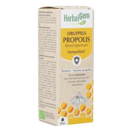 Herbalgem Propolis Large Spectr. Bio Fl Gutt 50 ml  -  Herbalgem