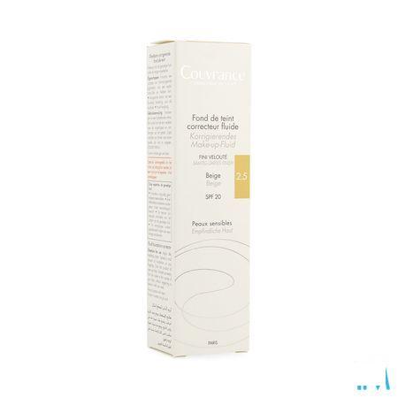 Avene Couvrance Fdt Correct. Fluide 2,5 Beige 30 ml  -  Avene