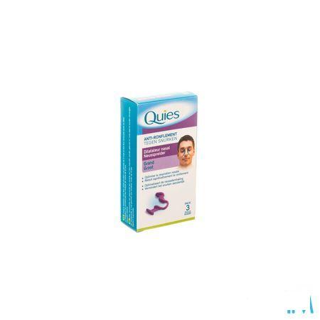 Quies Anti ronflement Dilateur Nasal Grande 1  -  Quies