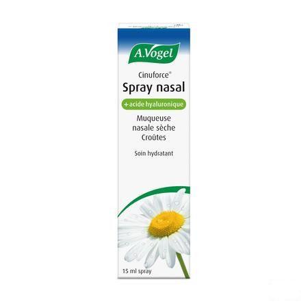 Vogel Cinuforce Spray Nasal Nez Sec 15 ml  -  A.vogel