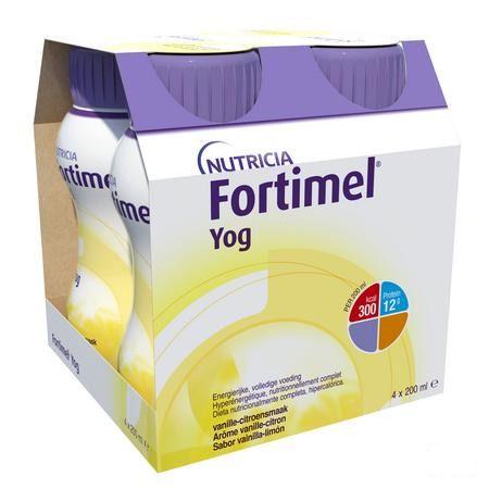 Fortimel Yog Arome Vanille Citron 4X200  ml 156596  -  Nutricia