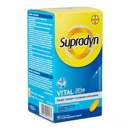 Supradyn Vital 50 + Filmomhulde tabl 90