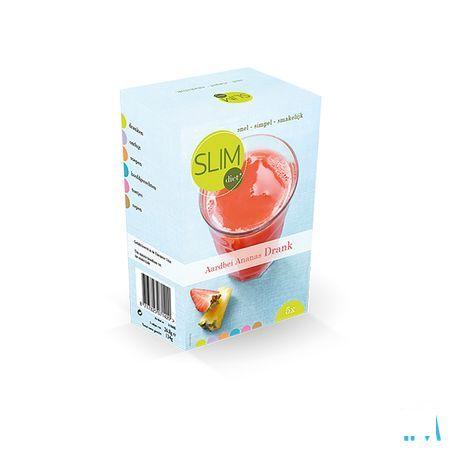 Slimdiet Drank Aardbei-ananas Zakje 5x25 gr  -  Slimdiet Bv