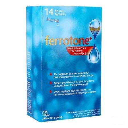 Ferrotone Zakje 14x20 ml