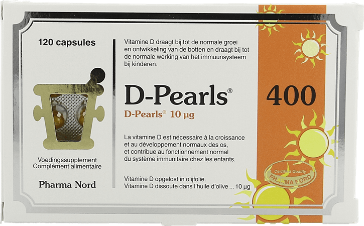 D-pearls 400 Capsule 120  -  Pharma Nord