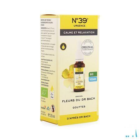 Bachbloesem Bio Nr 39 Noodgevallen Druppels 20 ml  -  Eureka Pharma