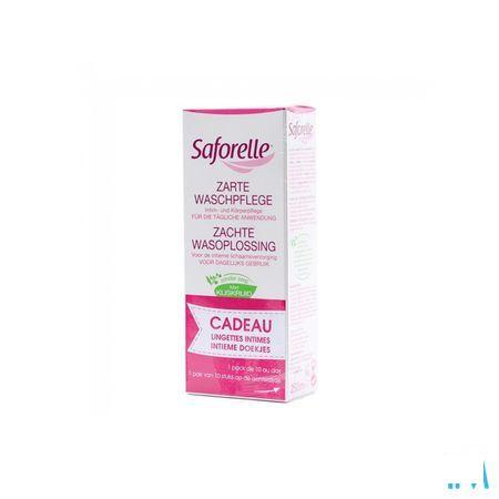 Saforelle Zachte Wasoplossing 250 ml + intiem. Doek. 10