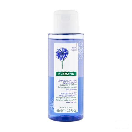 Klorane Bleuet Demaquillant Waterproof Flacon 100 ml