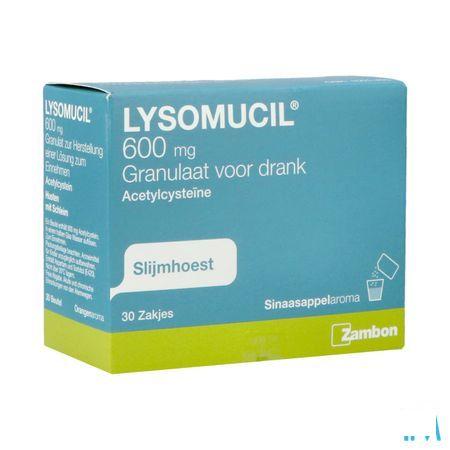 Lysomucil 600 Gran Zakjes 30 X 600 mg