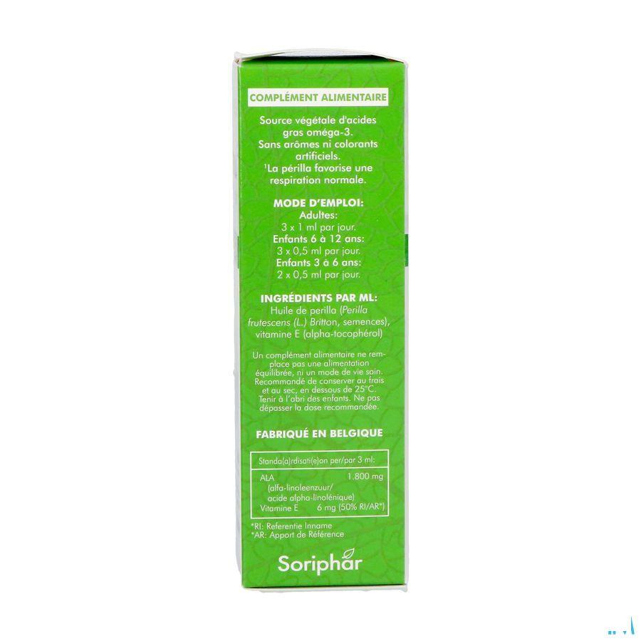 Soria Perilla Olie Omega 3 Vegan 50 ml  -  Soria Bel