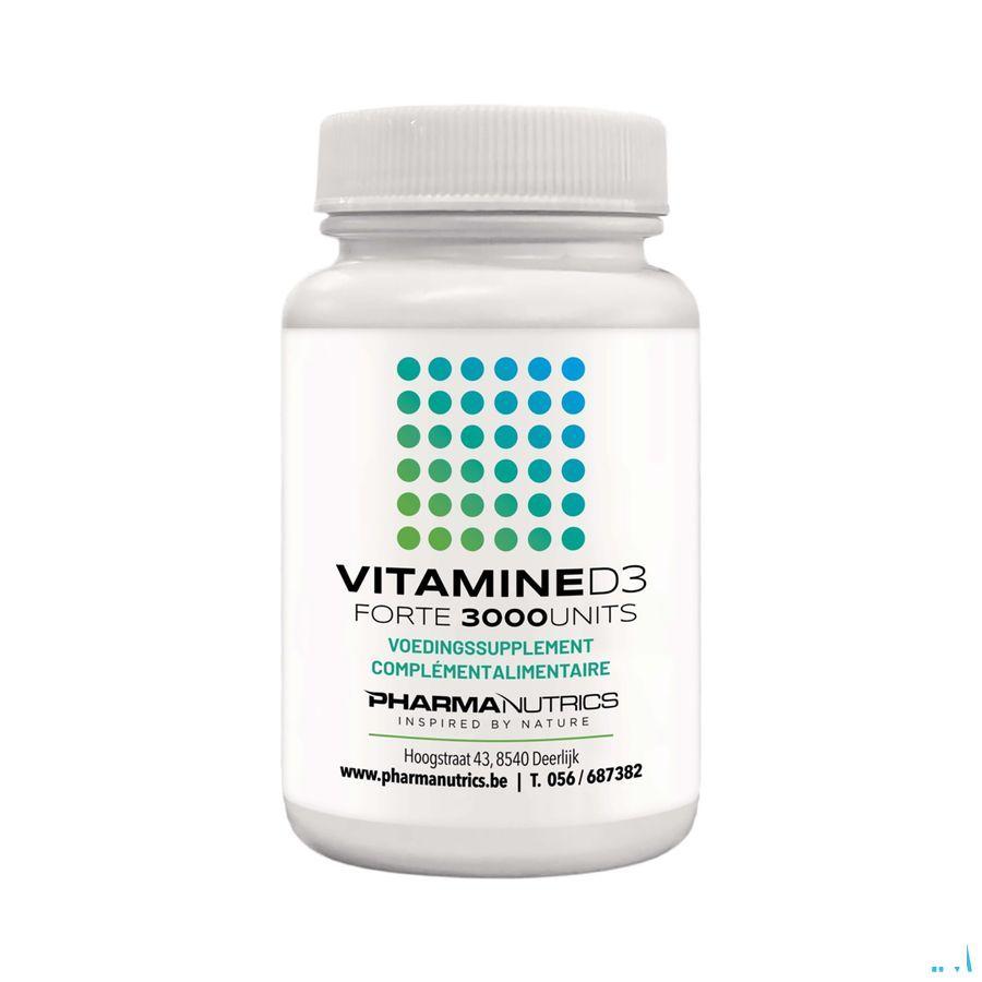 Vit D3 Forte 3000Iu Caps 120 Pharmanutrics  -  Pharmanutrics