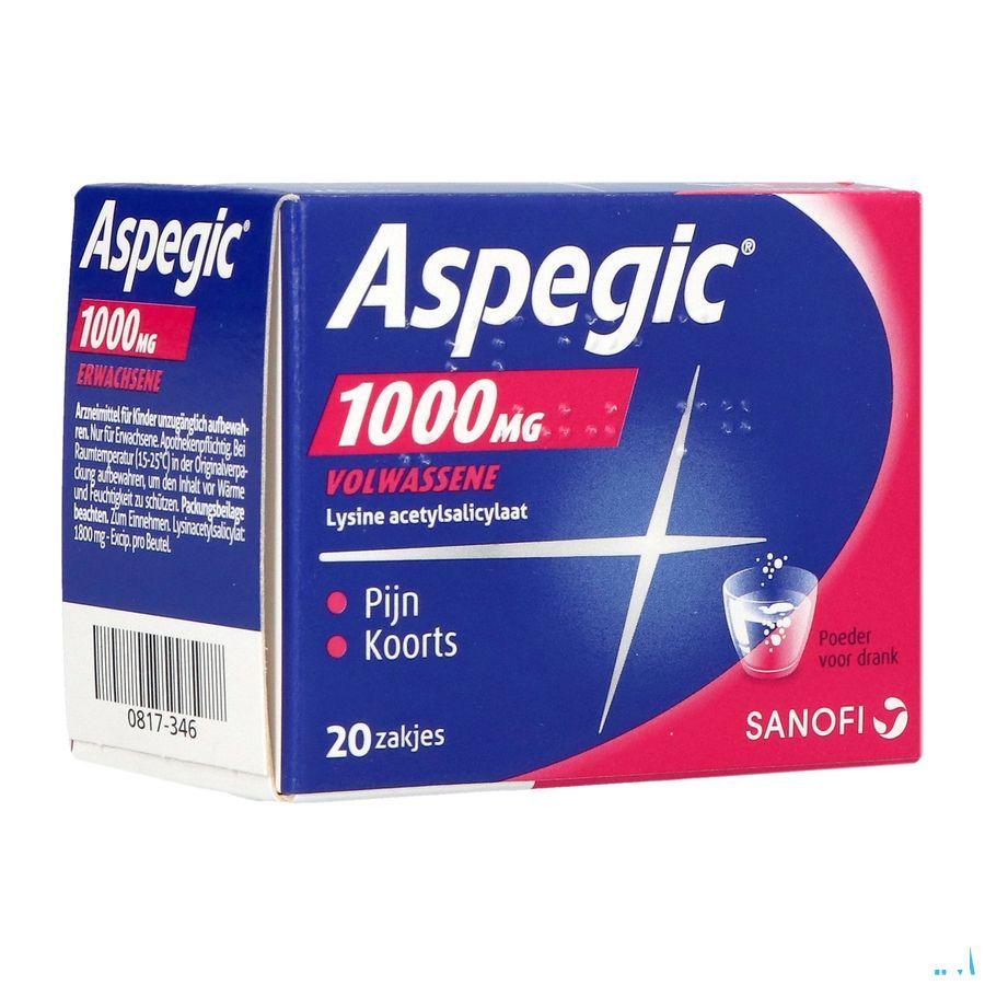 Aspegic 1000 Pulv 20x1000 mg Ad