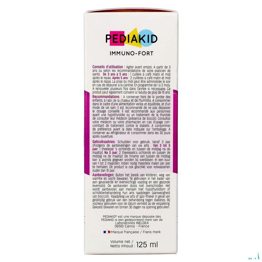 Pediakid Immuno Fortifiant Solution Buvable Flacon 125 ml