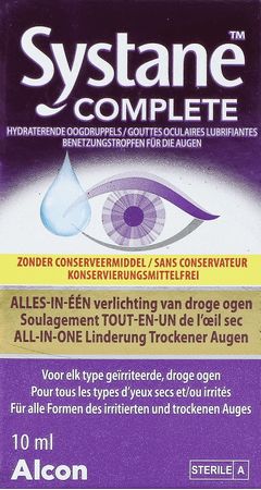 Systane Complete Zonder Bewaarmiddel Flacon 10 ml 