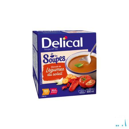Delical Soupe Veloute Legumes Soleil 4 x 200 ml