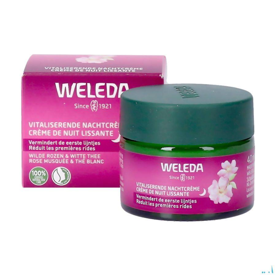 Weleda Creme Nuit Liss. Rose Musq.&The Blanc 40 ml  -  Weleda