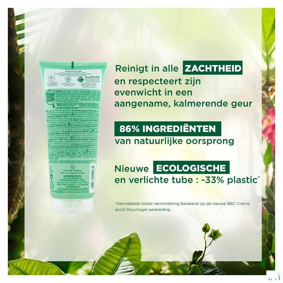 Klorane Lichaam Douchegel Seve Bamboe 200 ml