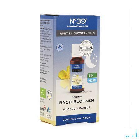Bachbloesem Bio Nr 39 Noodgevallen Nacht Parels 20 gr  -  Eureka Pharma