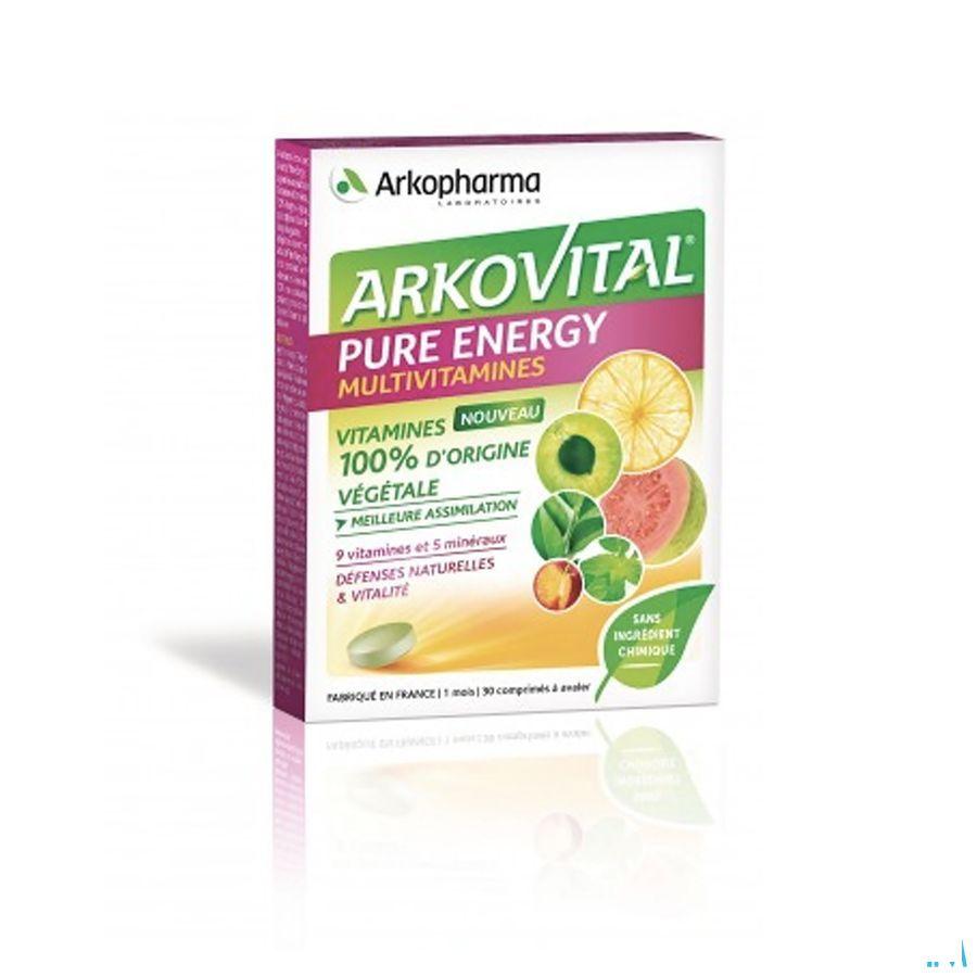 Arkovital Pure Energy Comprimes 30  -  Arkopharma