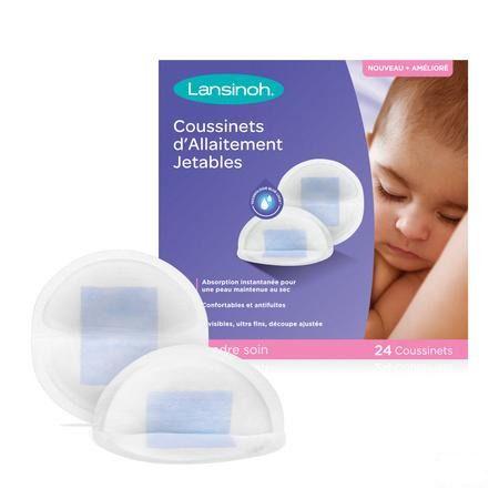 Lansinoh Wegwerpb.Borstkompressen Blue Lock Core24  -  Lansinoh Laboratories