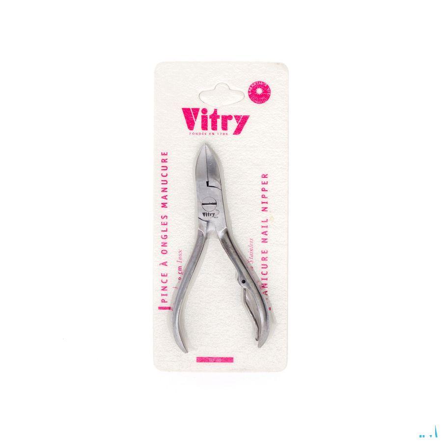 Vitry Classic Pincet Nagels 10cm Inox 1048  -  Vitry