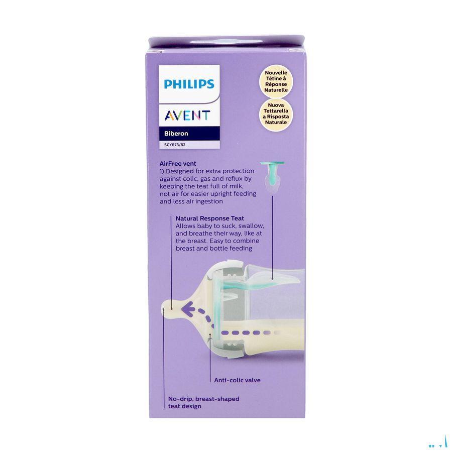 Philips Avent Natural Airfree Zuigfles Beer 260 ml