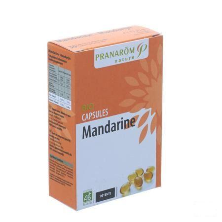 Mandarine Bio Blister Capsule 2x15  -  Pranarom