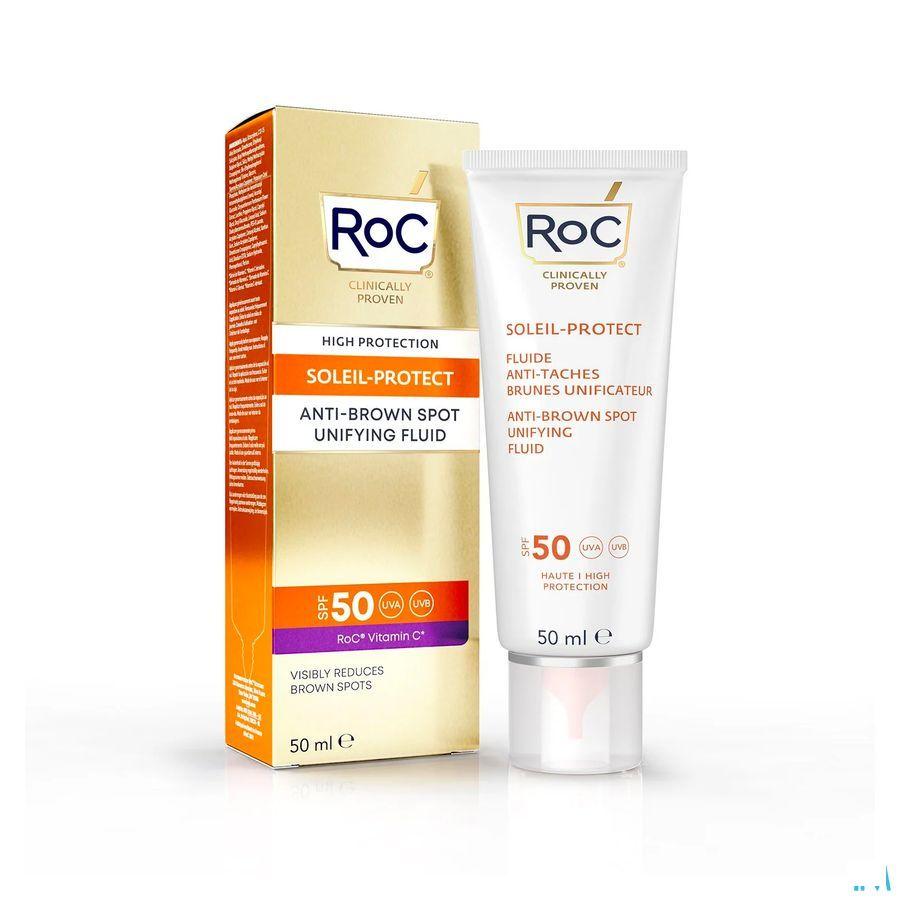 Roc Soleil-protect Fluide Anti taches Brun Ip50 + 50 ml  -  Roc