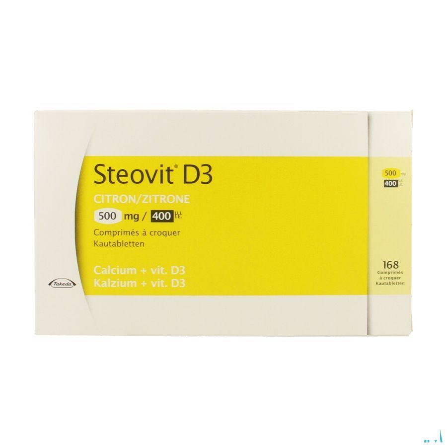Steovit D3 500 mg/400UI Comprimes 168