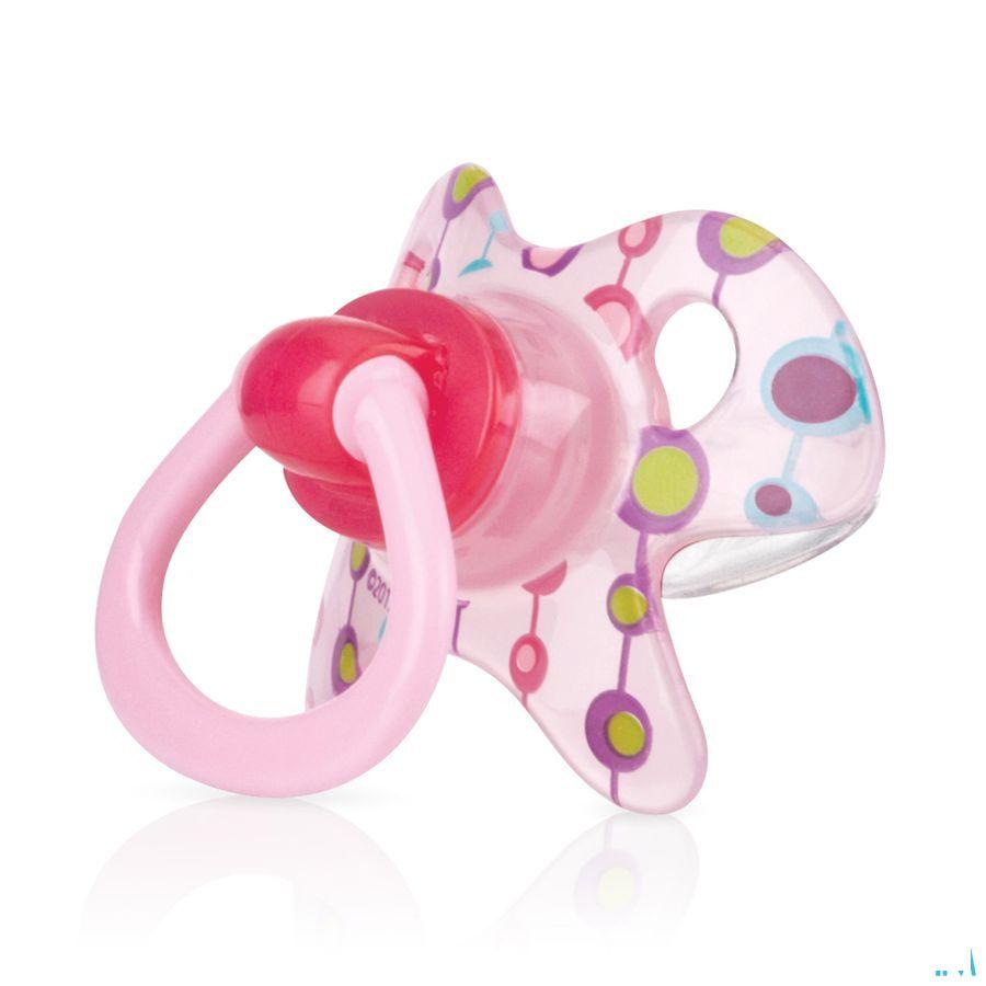 Nuby Geoac Orthodontische Fopspeen - 0-6m  -  New Valmar