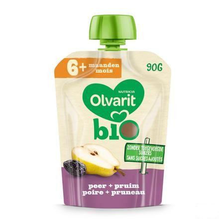 Olvarit Bio Poire Pruneau 6M 90G  -  Nutricia