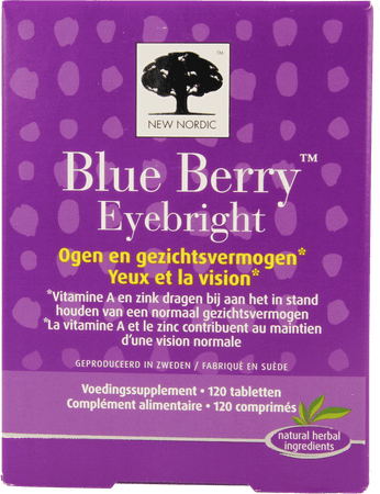 New Nordic Blue Berry Eyebright Tabletten 120  -  Ocebio