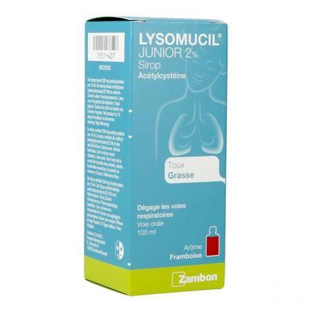 Lysomucil Junior 2% Sirop 100 ml