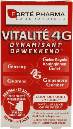 Vitalite 4g Opwekkend Stick 10  -  Forte Pharma