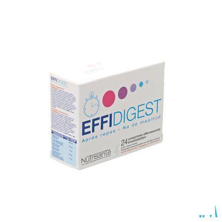 Effidigest Comprimes Effervescents 24  -  Nutrisante