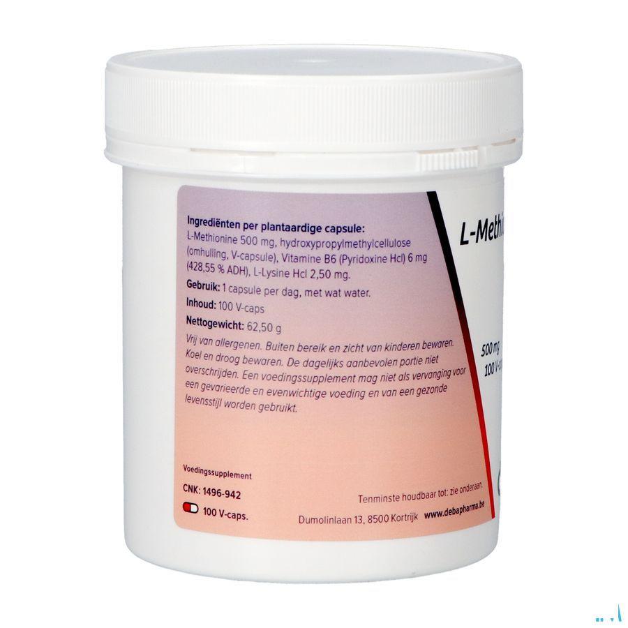 L-methionine + b6 Capsule 100x500 mg  -  Deba Pharma